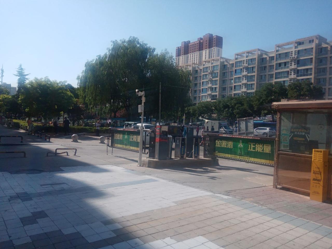 行走在夏季的街道