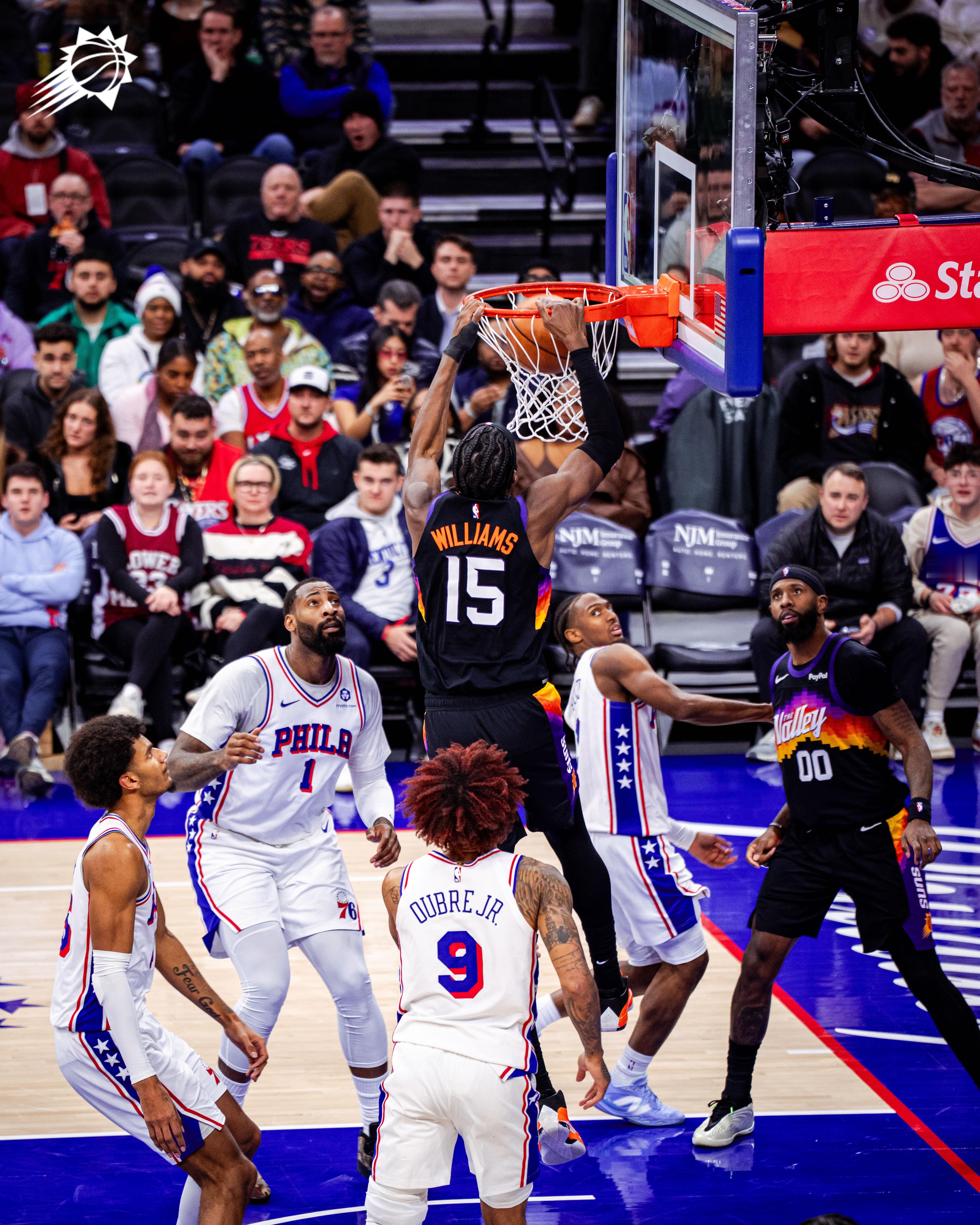 最后一分钟，太阳领先7分💥菲尼克斯太阳 ｜旭日东升｜杰伦格林复出 ｜太阳vs7