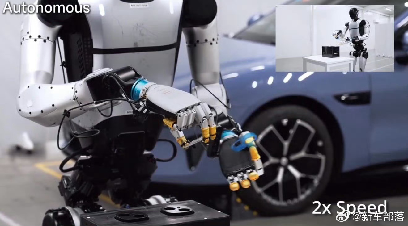 小米机器人已进入汽车工厂实习小米机器人直接进厂打工了🤯小米技术官宣，人形机器人