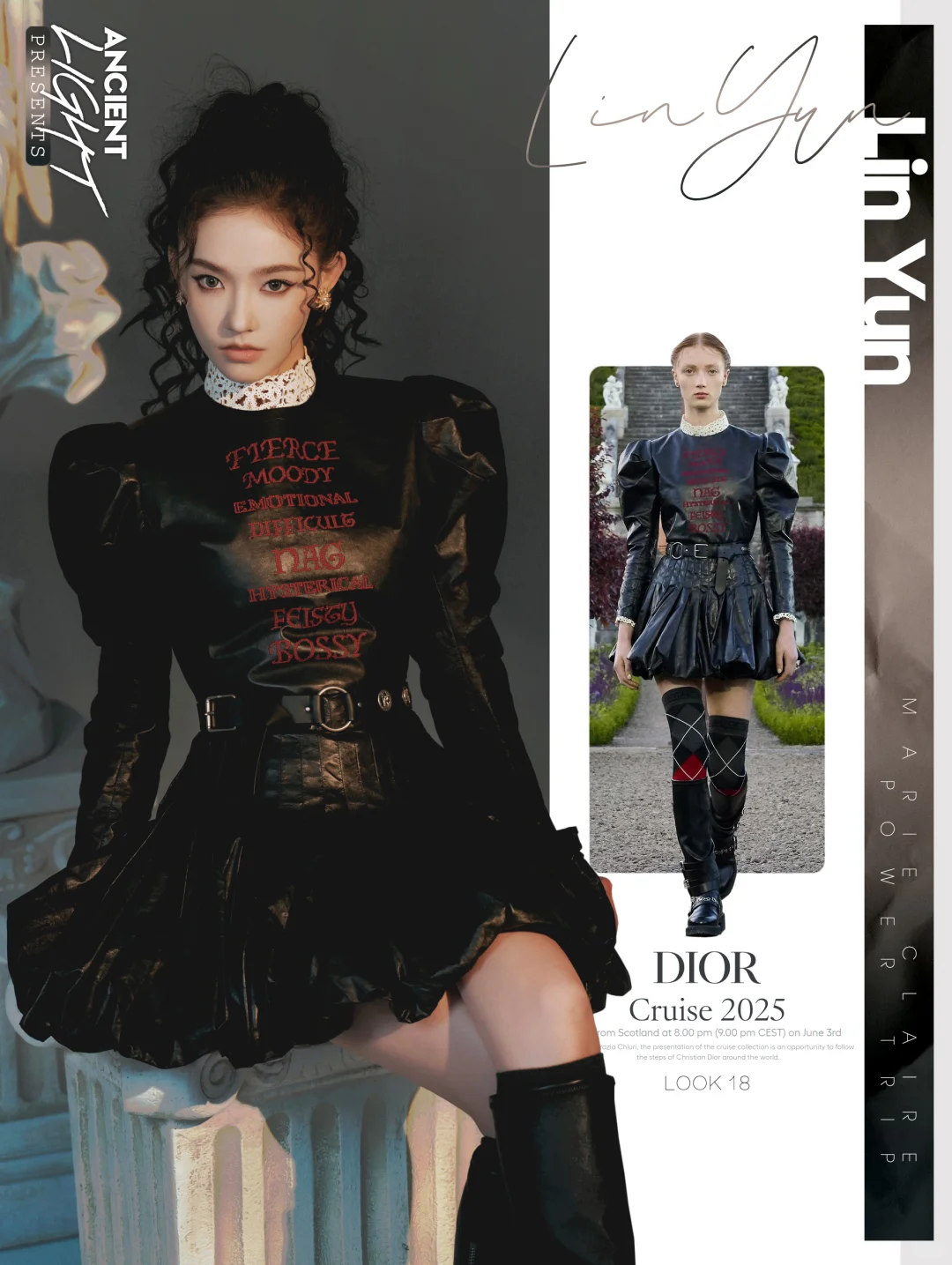 林允｜坚韧的all black情绪稳定的野蛮女友