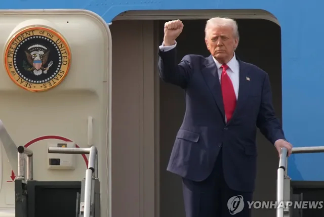 【挨了金正恩一“炮”，特朗普依然不气馁，临走前放话还会回来亚洲】特朗普访韩前，不