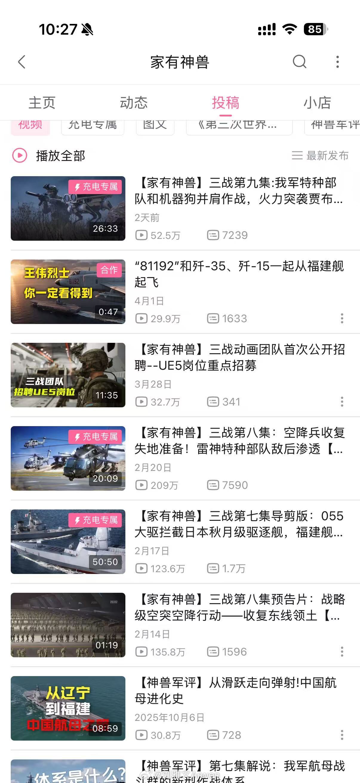 中国新型战机超视距猎杀 推荐大家看看「家有神兽」的视频，我愿称之为最强爽剧！  