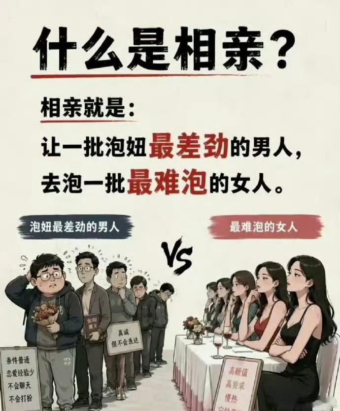 是这样吗？我没相过亲呀 