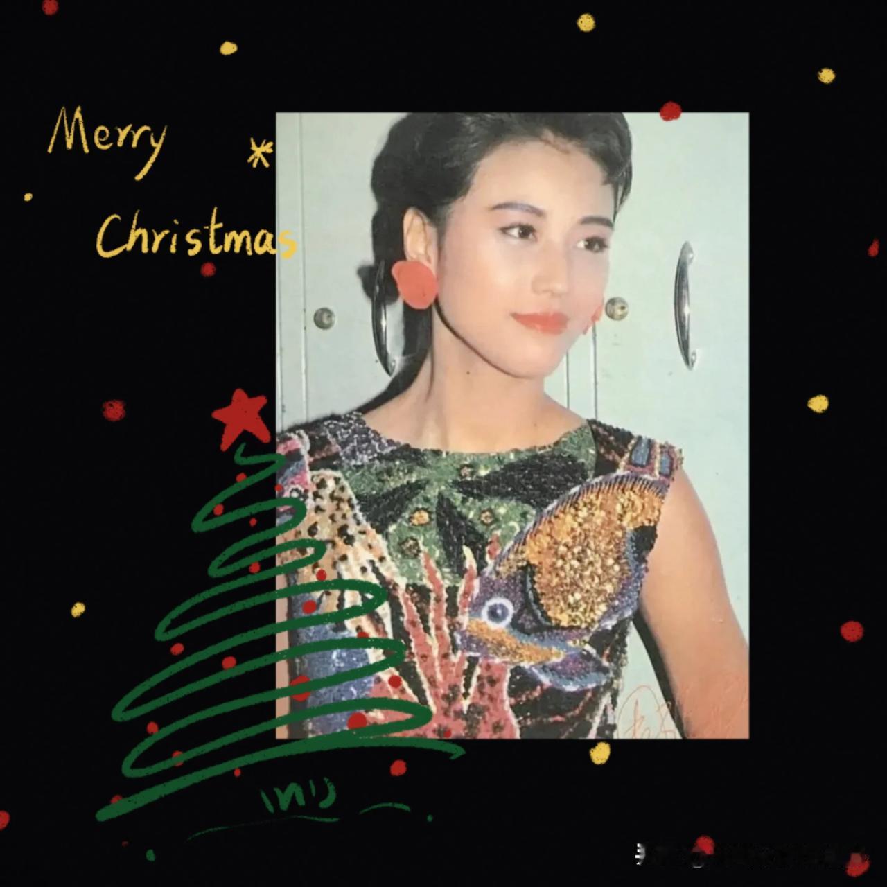 复古圣诞风，怀旧美人照！🎄✨