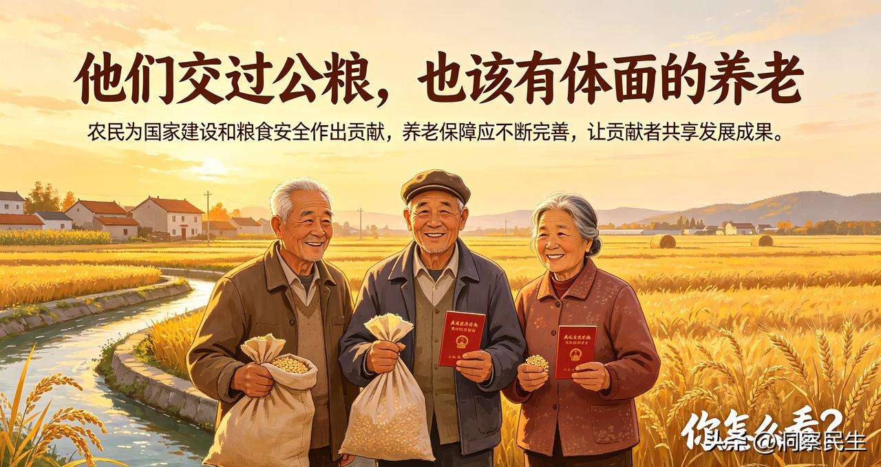 过去几十年，农民缴纳公粮，本质是农业支持工业、农村支持城市的历史制度安排。
40