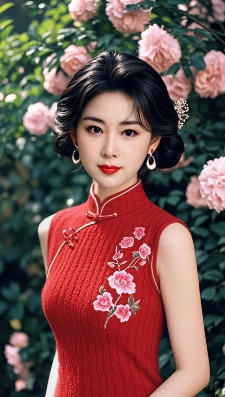 AI中式旗袍写真 ai创作