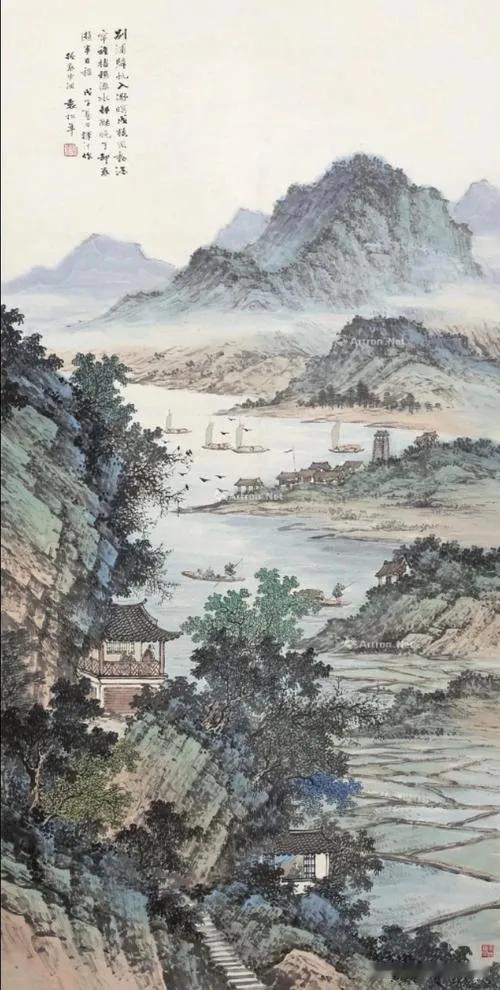 大师：袁松年山水画欣赏收藏