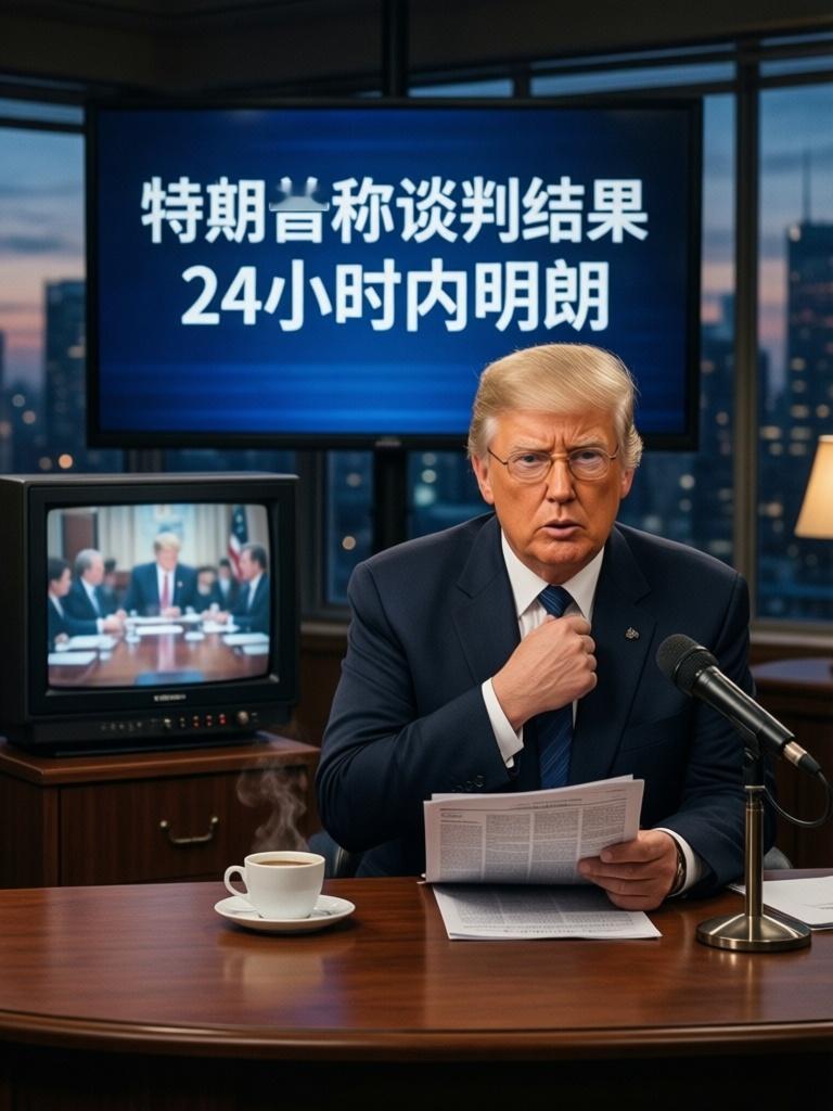特朗普称谈判结果24小时内明朗｜美伊以冲突 特朗普一句“24小时内明朗”，又把世