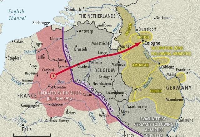 停战后协约国对莱茵兰的占领