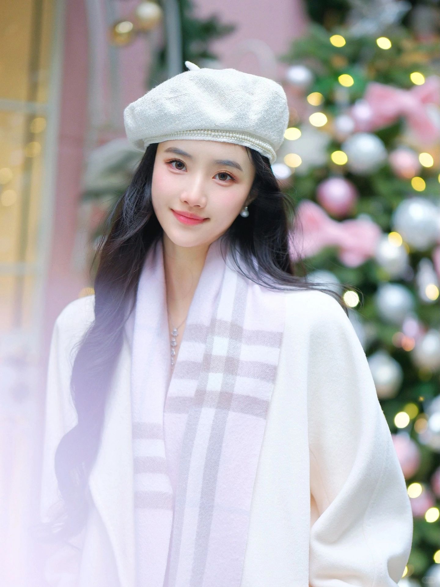 贝雷帽配大衣 韩剧女主角即视感🎀