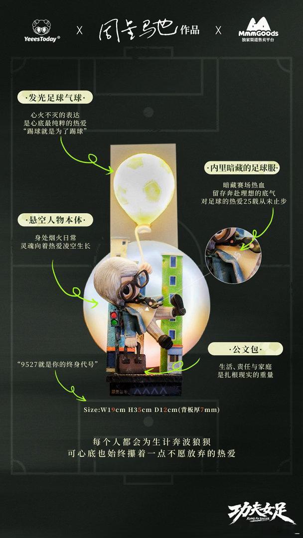 周星驰影迷追星天花板堪称影迷范本的追星方式，设计师打造联名玩具致敬新作《功夫女足