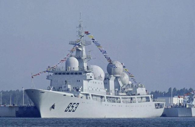 中国815电子侦察船，为何各国不能攻击它，应该说不敢攻击它，这船看上去没啥火力，