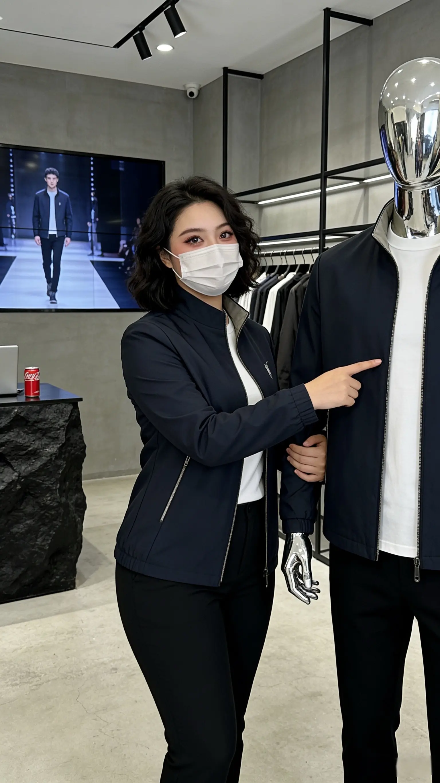 速派保罗三防刺绣男士立领拉链口袋休闲百搭夹克春秋款外套