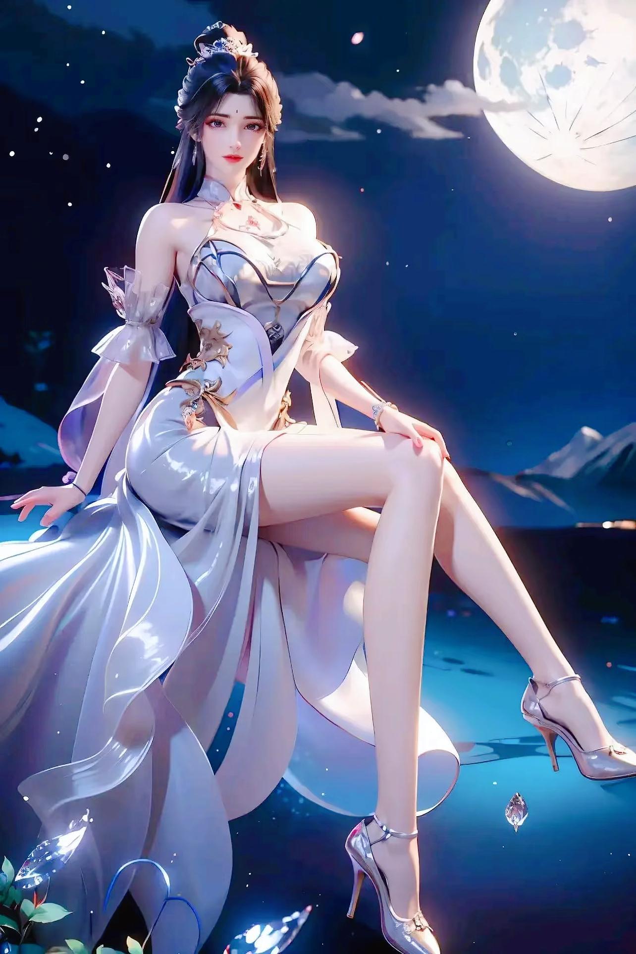完美世界【高清美图】清漪仙子 ▷ 绝世美颜，长腿逆天！ 