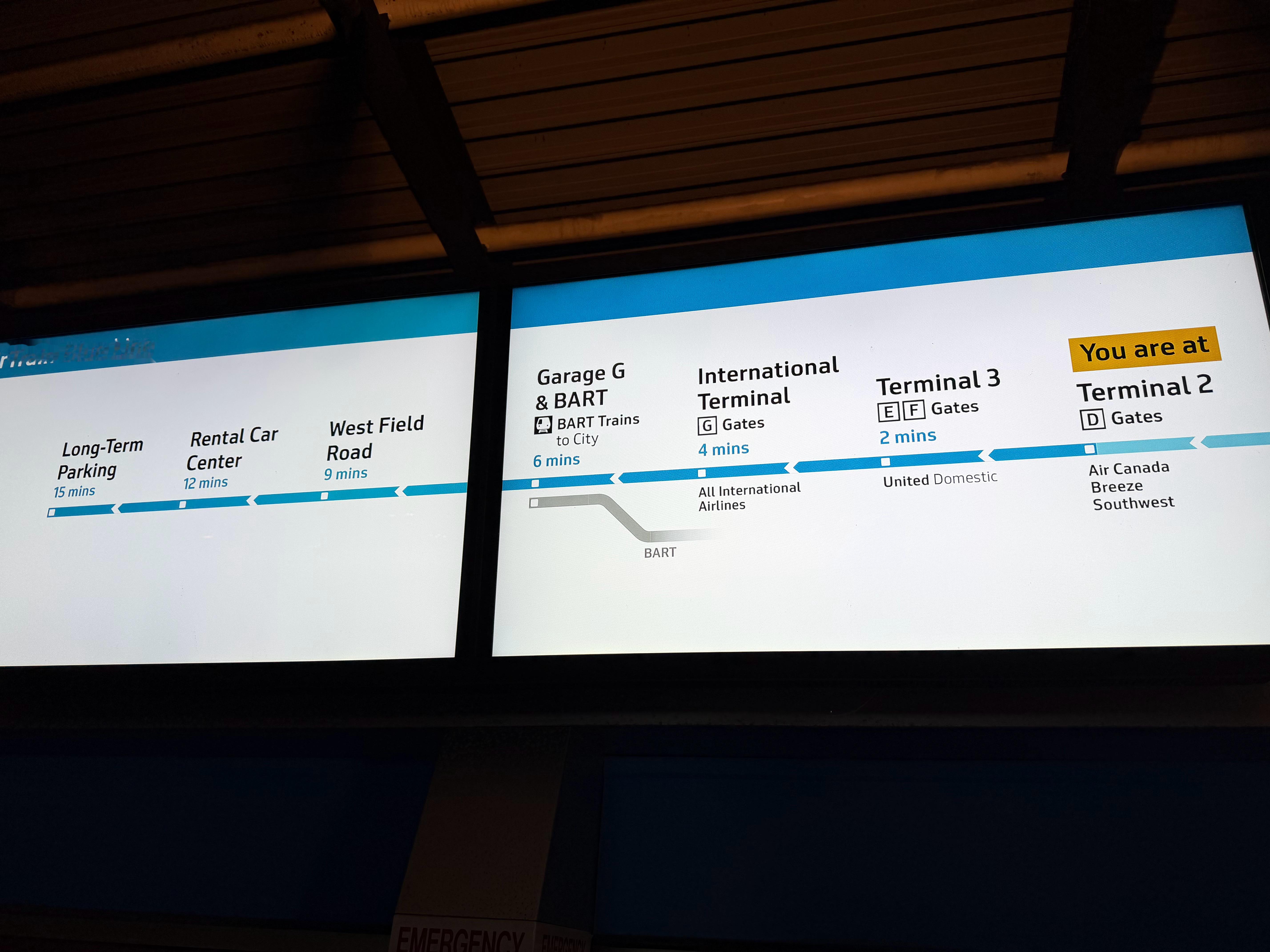 目前为止打卡了美国8座机场，好像美国的境内线全部都是混流？个人感觉旧金山机场的体