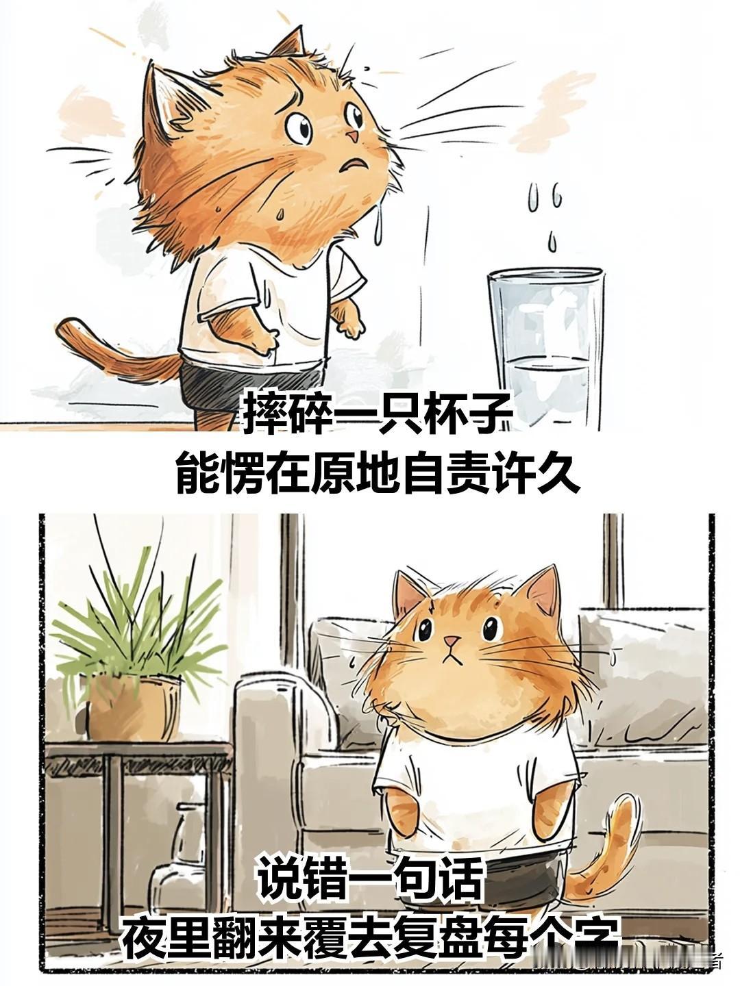 治愈漫画 I 别把茶杯里的风暴，当成惊涛骇浪温柔治愈漫画 便携式治愈漫画