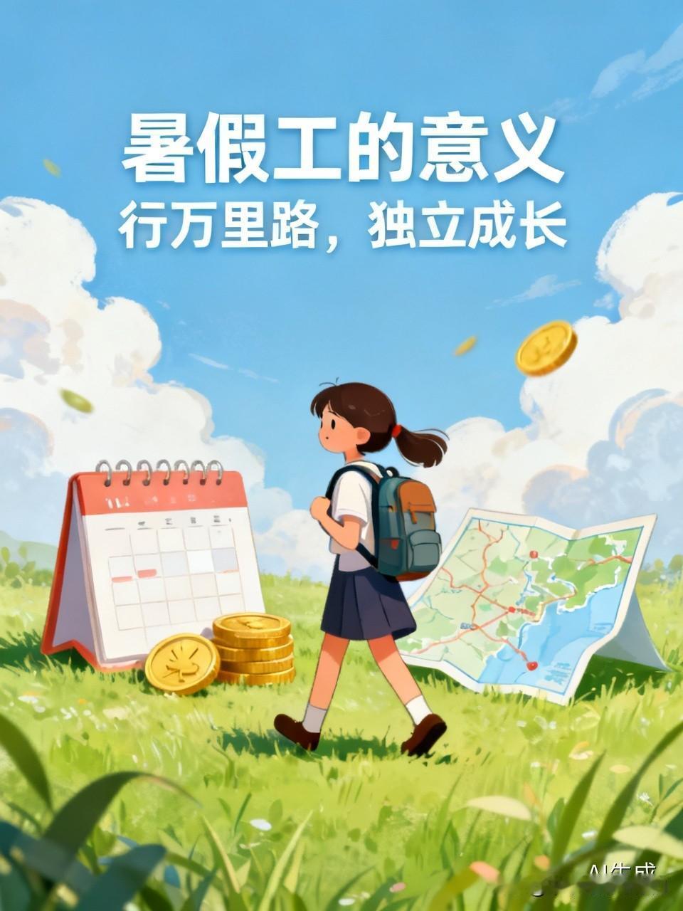 孩子想打暑假工你支持吗我家大娃，学生时期都去打暑假工的，一般打工一个月赚的费用约