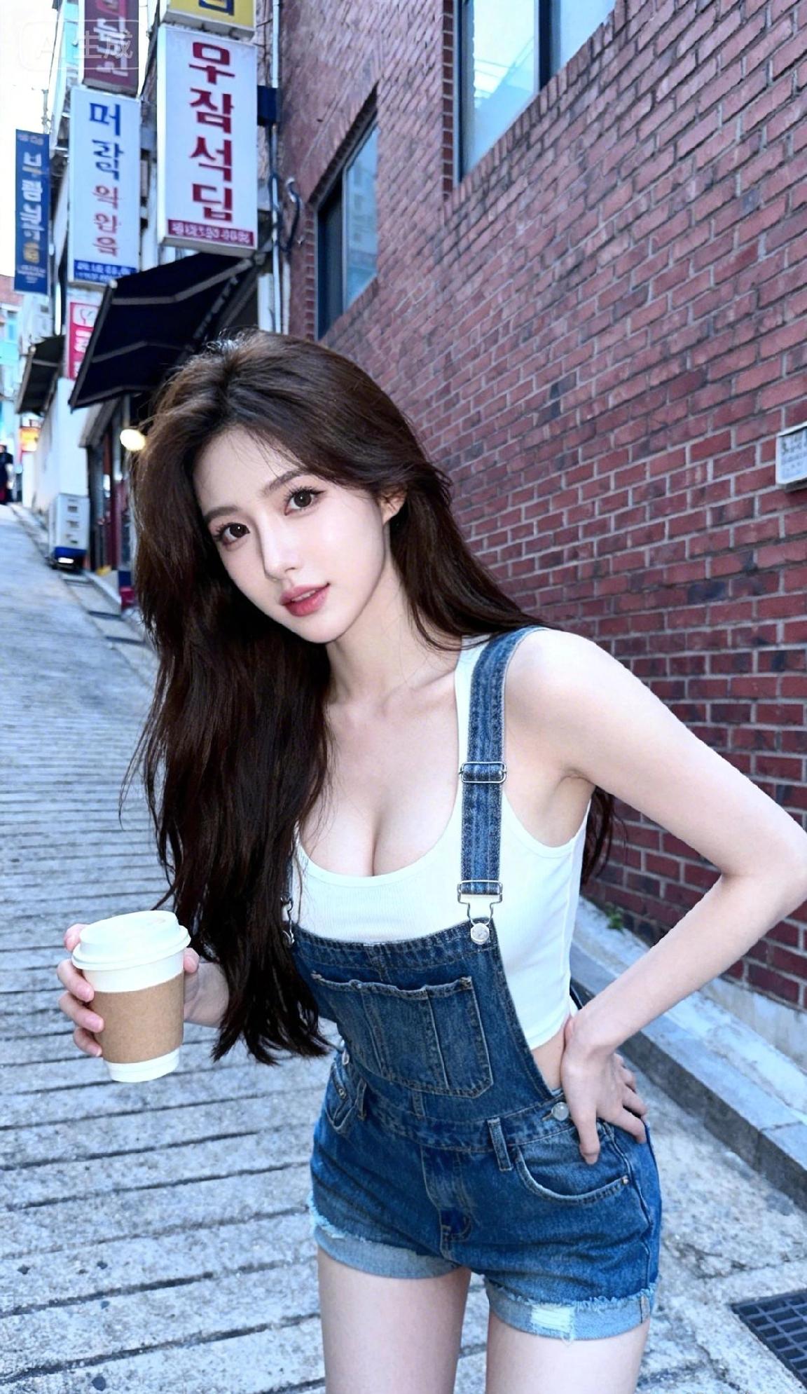 春日序章，街头漫游，风是甜的，阳光是暖的，在首尔的街巷里，遇见春天。