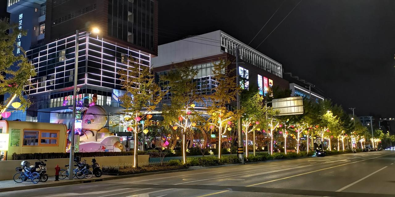 外地的朋友来上海出差，晚上我们一起吃了饭，餐厅离他住的酒店不远，我陪他走路回酒店