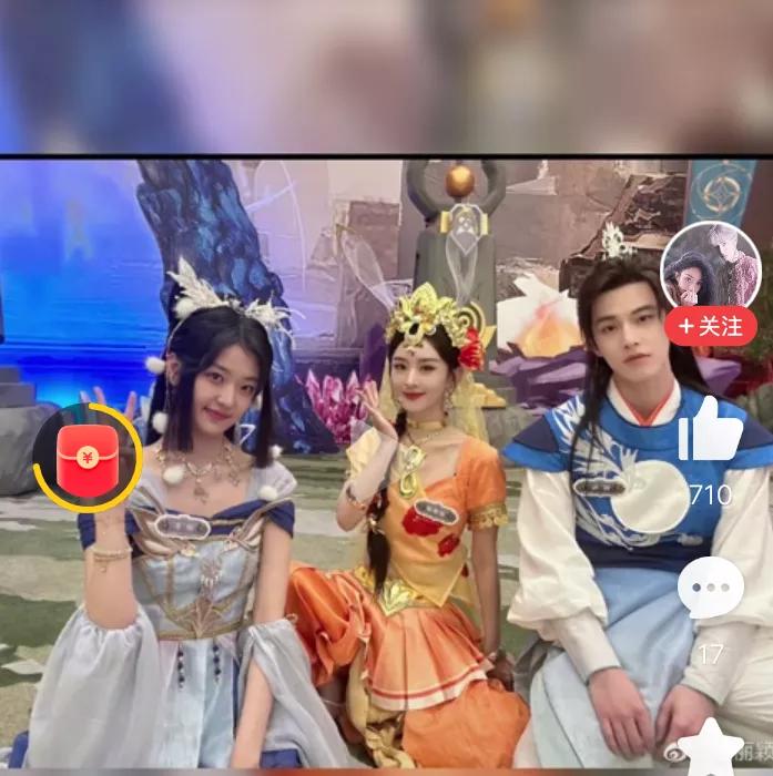 赵丽颖最新综艺路透曝光，玉兔公主造型好美，宛如妙龄少女。