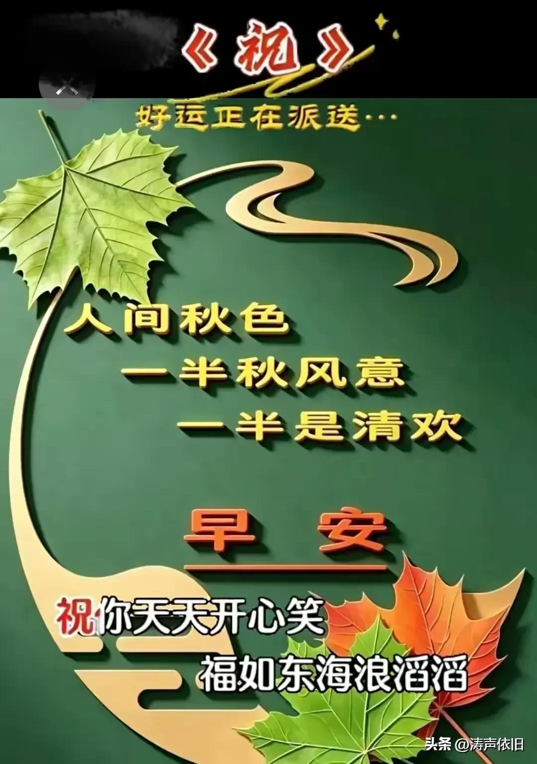 《鹧鸪天·晚岁自安》

不求暮岁耀金辉，
惟期康健莫相违。
闲行健步清风伴，
安