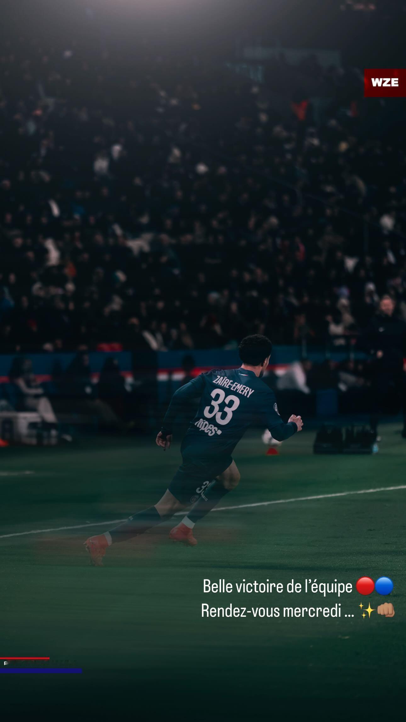 25/3/1 埃梅里社媒更新：团队的伟大胜利🔴🔵周三见…✨👊🏽 法国球员