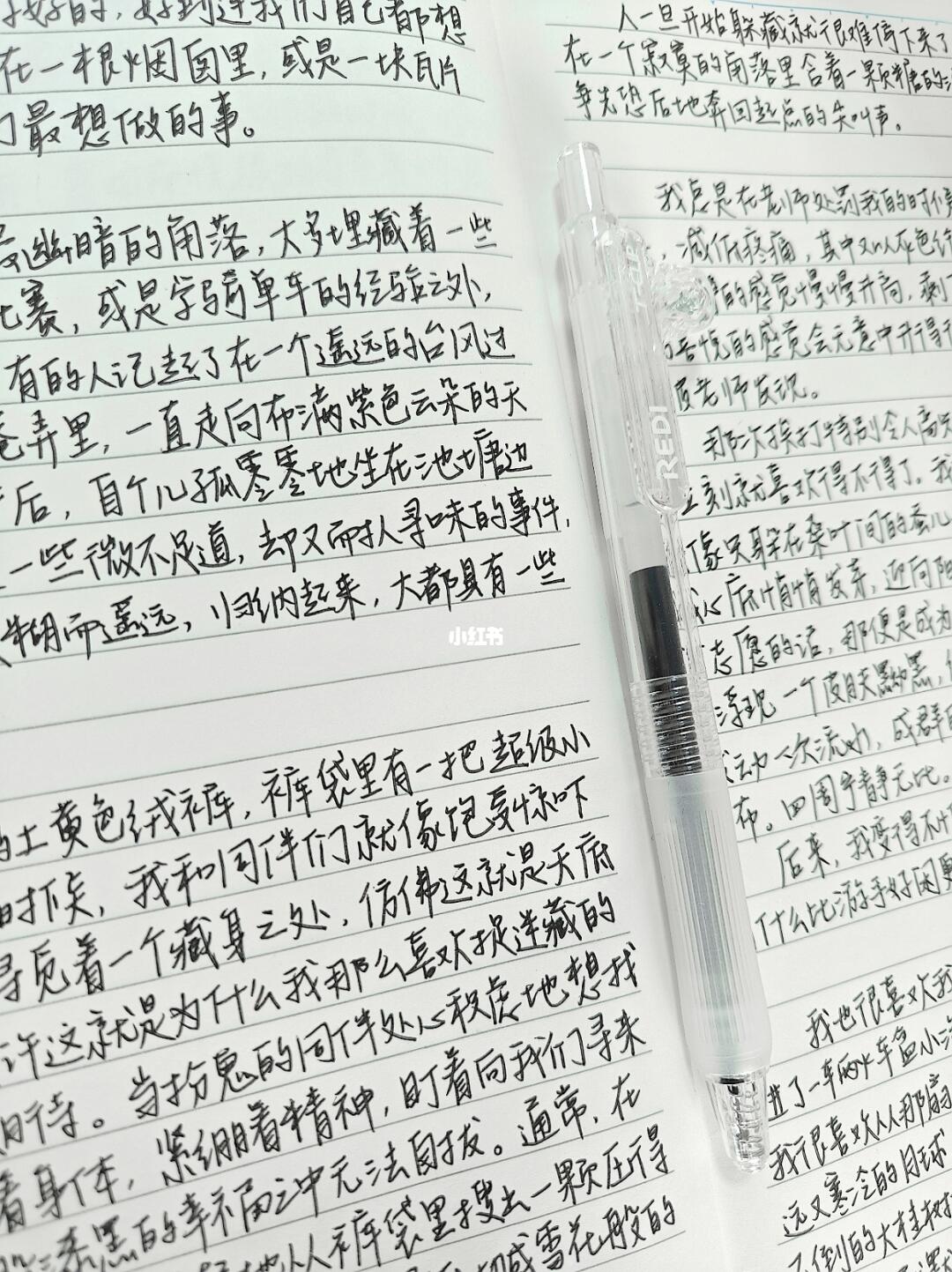 原来斜着拍才是手写字最好的医美