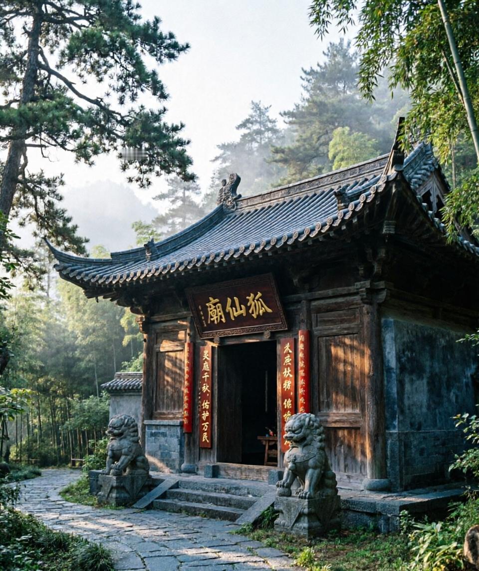 东北民间故事，狐仙庙

        长白山脚下有个屯子叫靠山屯，屯东头荒了二