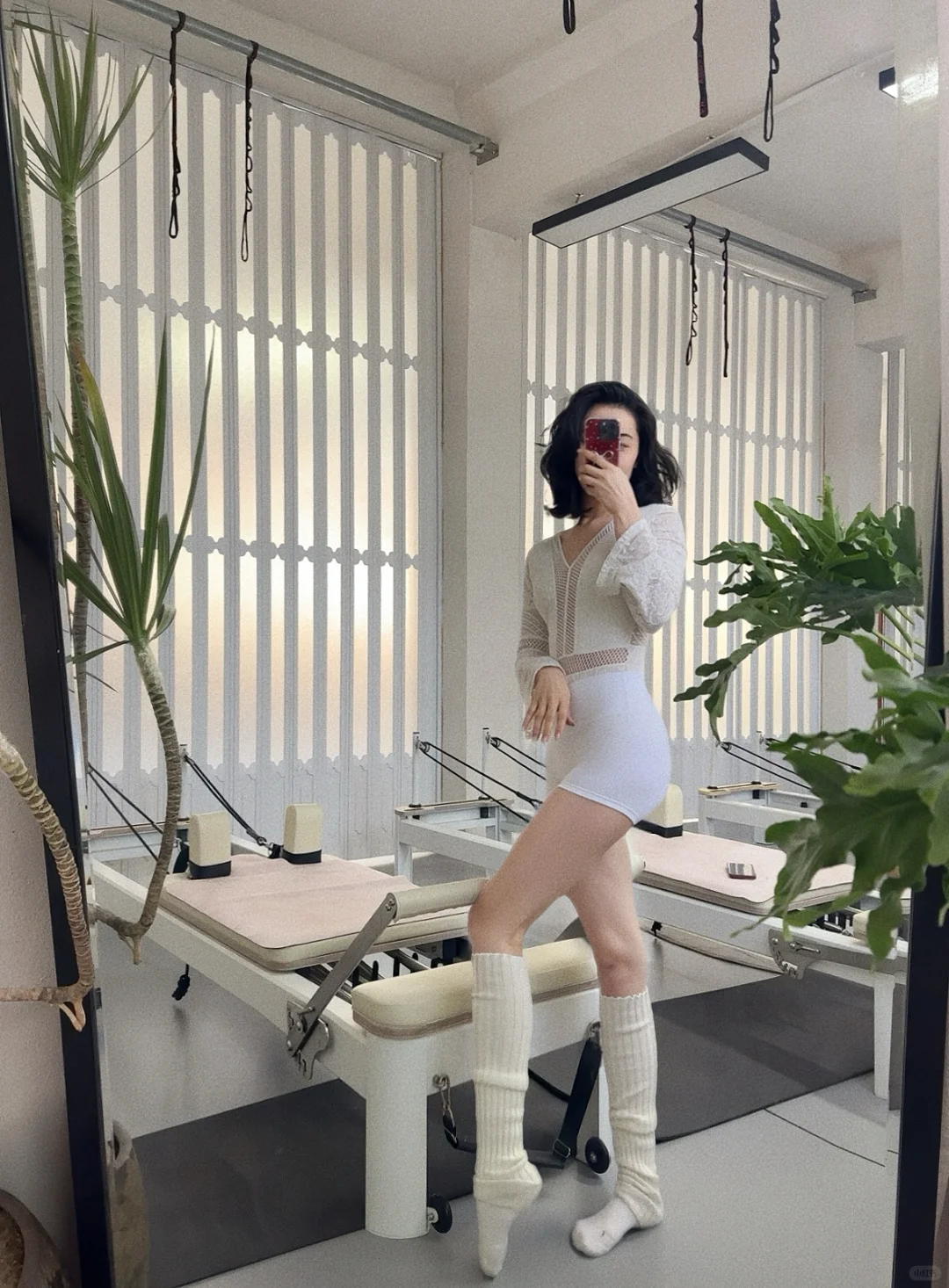 不光练到还练美了～普拉提🌸