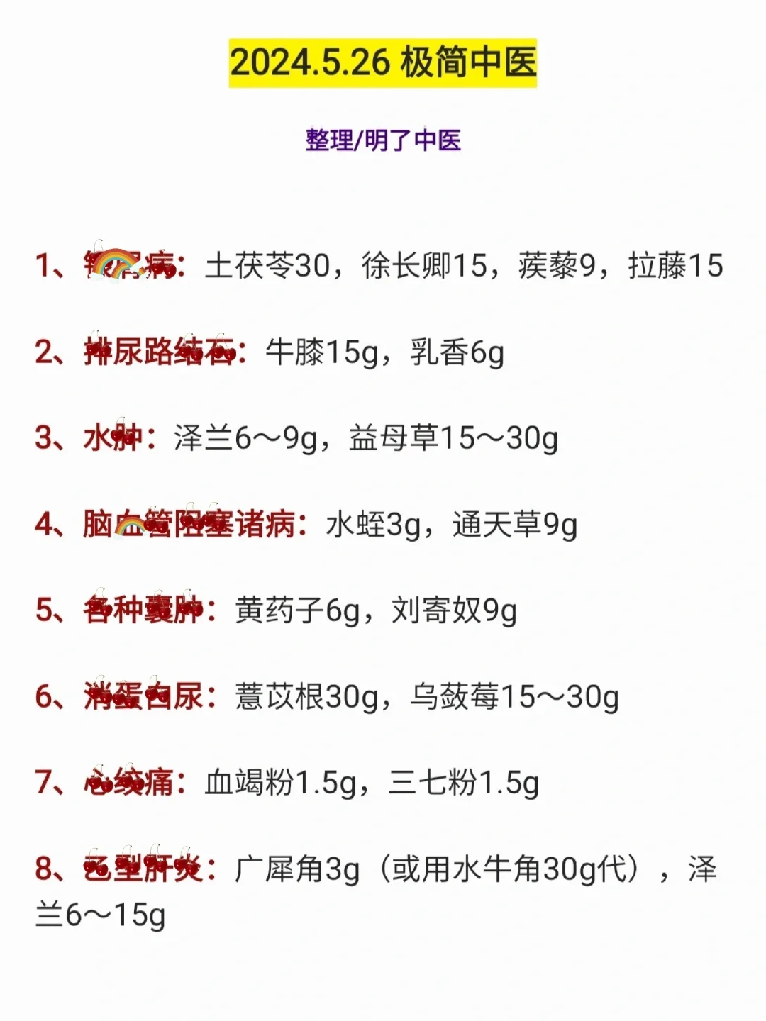 5.26极简中医：老中医颜德馨 药对经验