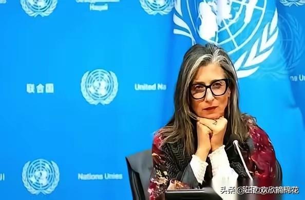 联合国里，终于来了个狠人。
一个叫阿尔巴内塞的女人，当着全世界的面，把一份报告直