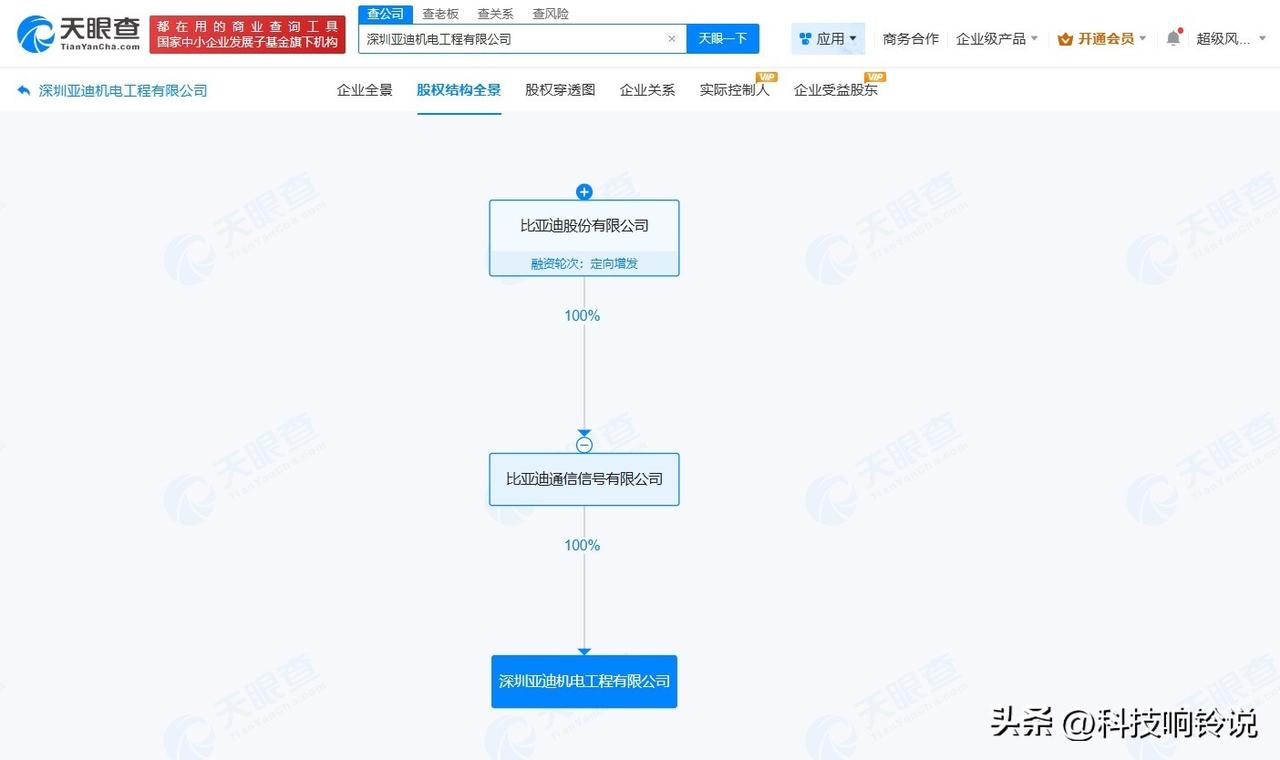 【比亚迪旗下深圳机电工程公司注销】
天眼查工商信息显示，近日，深圳亚迪机电工程有
