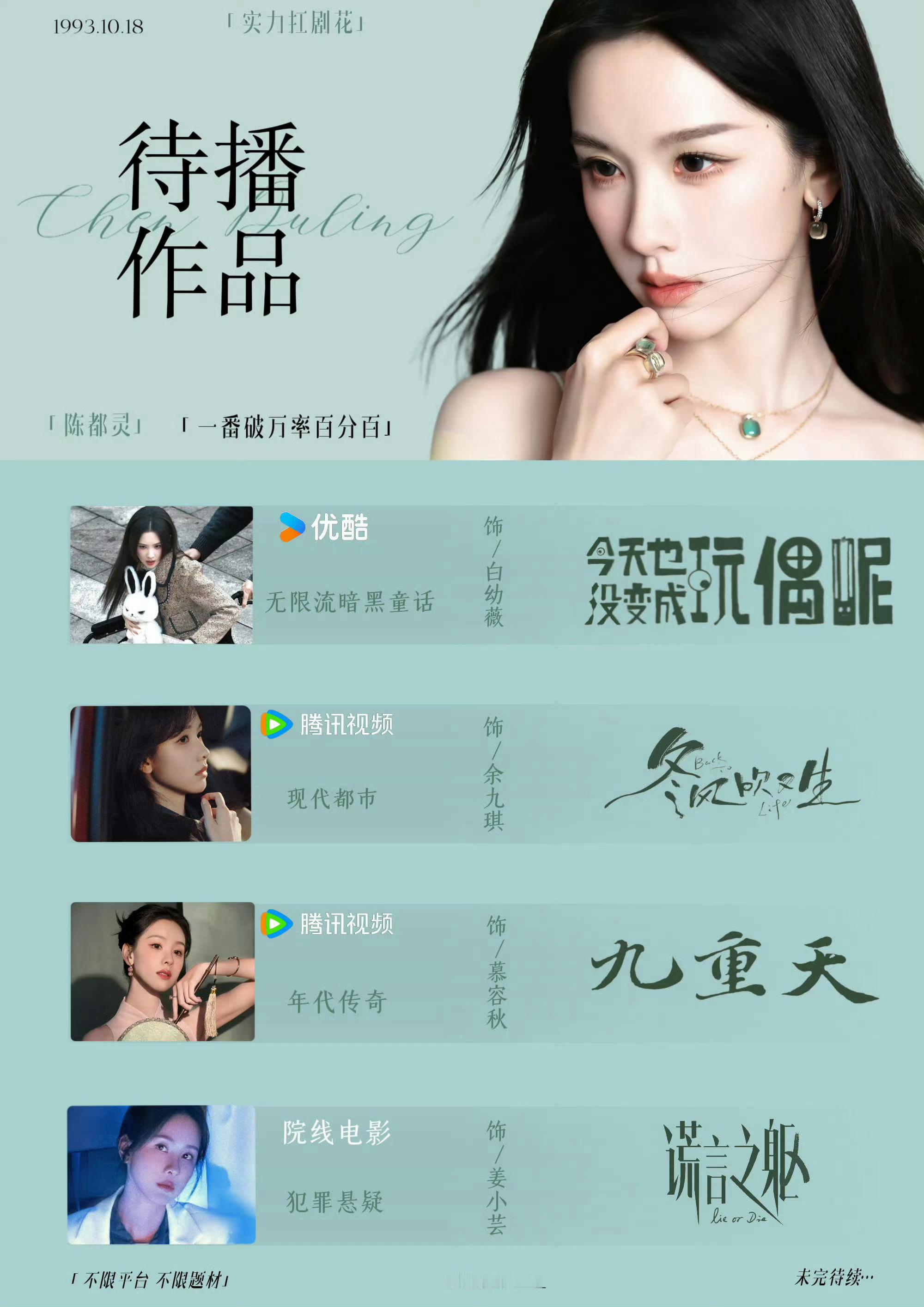 陈都灵生逢其时包场又包场又买奶茶又帮宣传，陈都灵对朋友很真诚大方，谁都想有一个陈