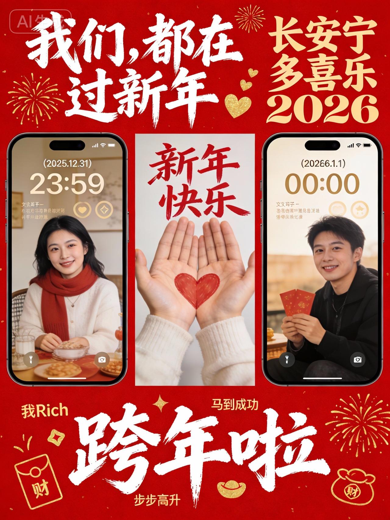 爆竹声中一岁除，春风送暖入屠苏。2025的烟火里，藏着对2026的温柔期许。让我