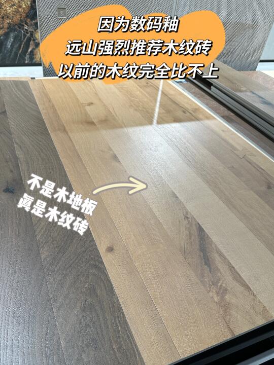 这才是真正的数码釉木纹砖，太有质感啦