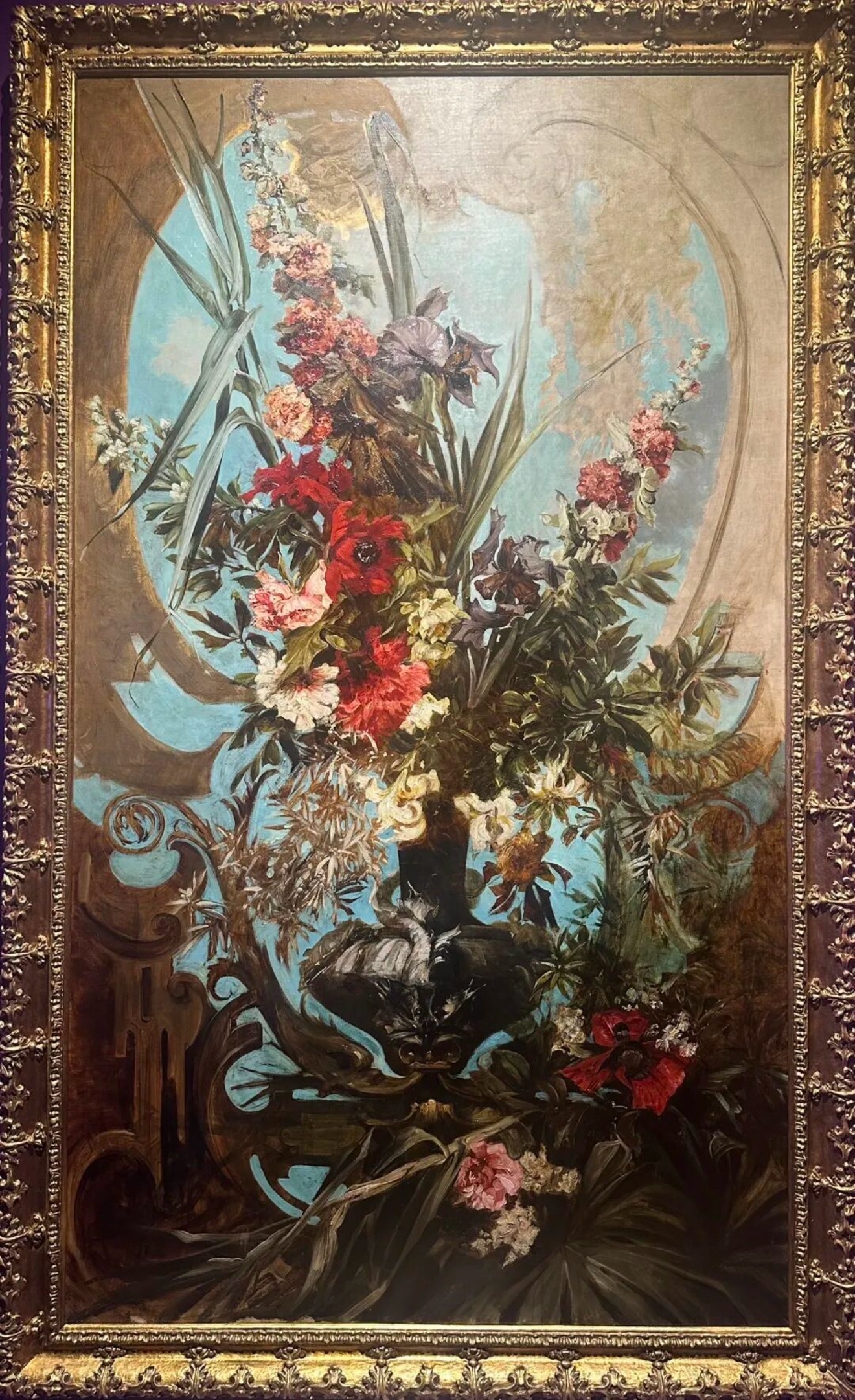Hans Makart｜Grosses Blumenstück ​​​