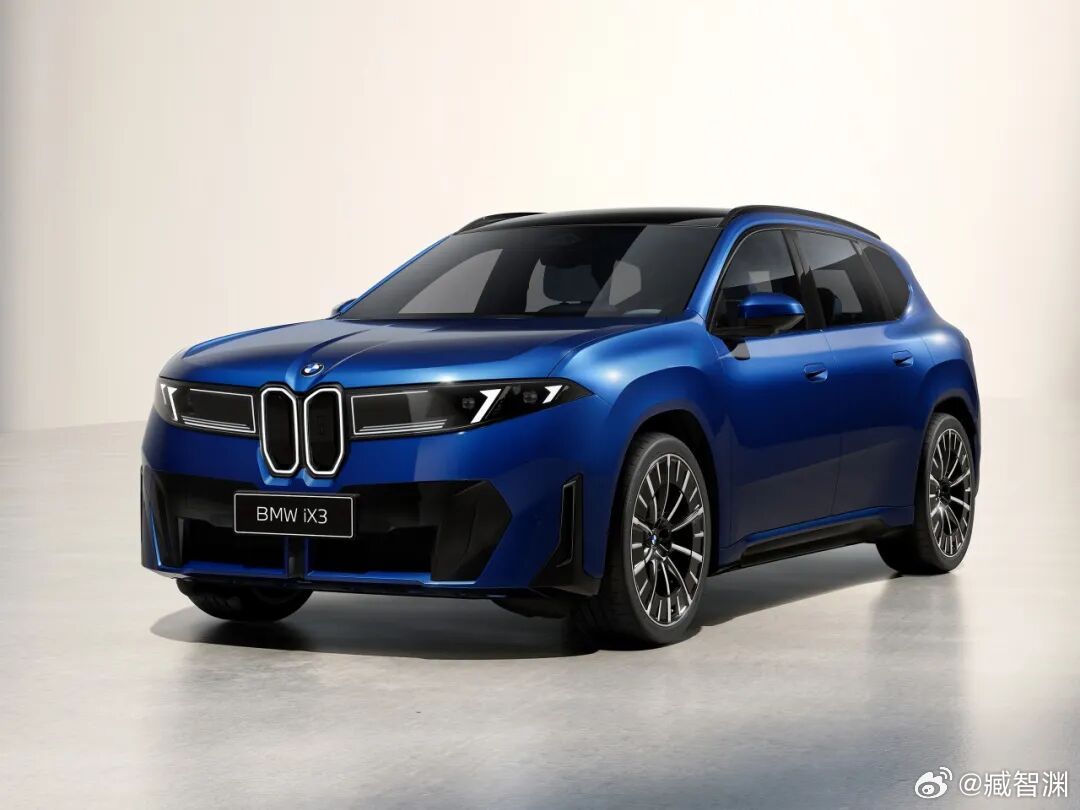 新世代BMW iX3长轴距版一口气公布了九个颜色。滨海湾蓝 磨砂空间银 矿石白碳