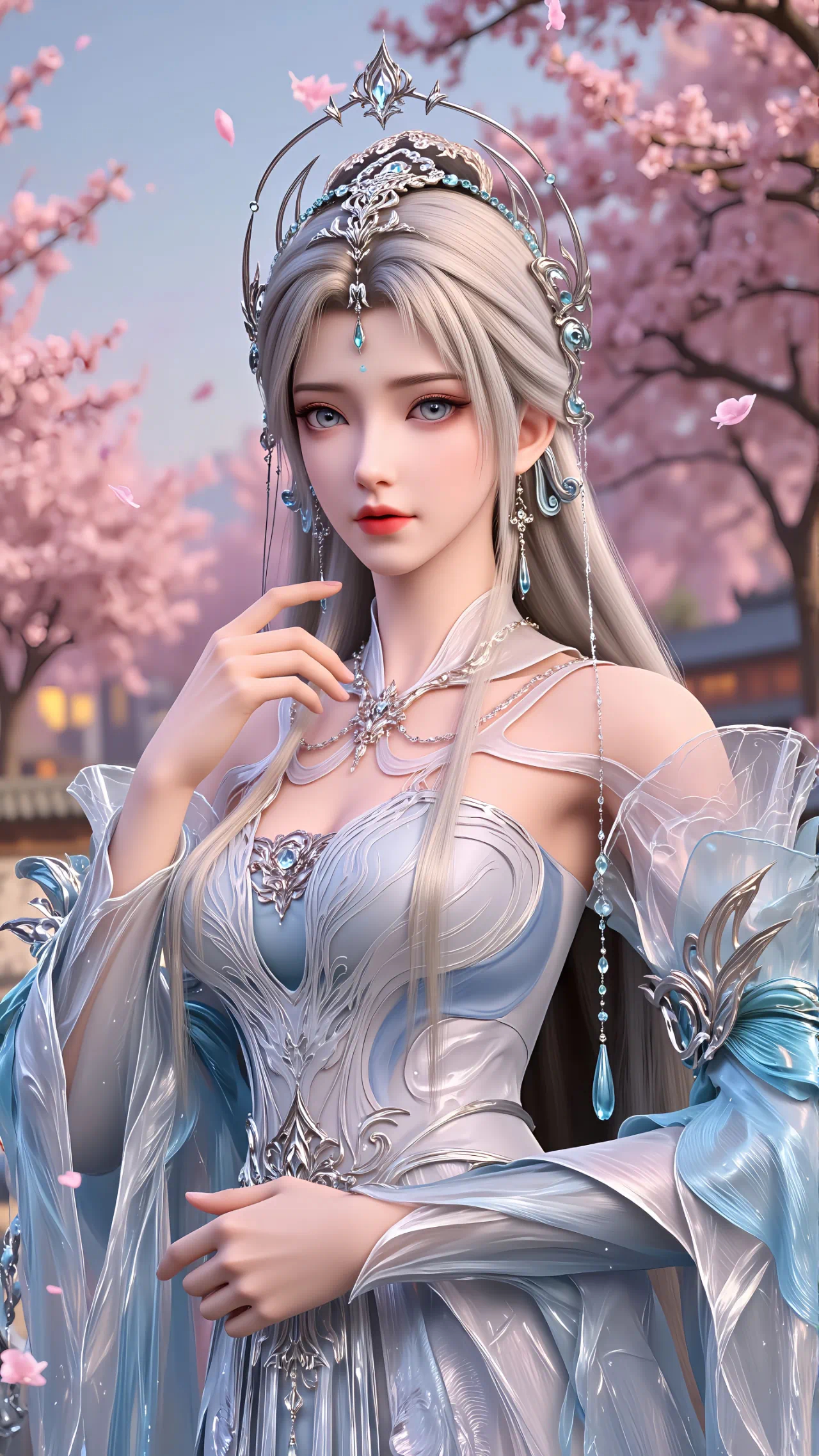 完美世界  清漪仙子【精致美图】白发和黑发，大家更喜欢哪个颜色呢？国产动漫 ​​