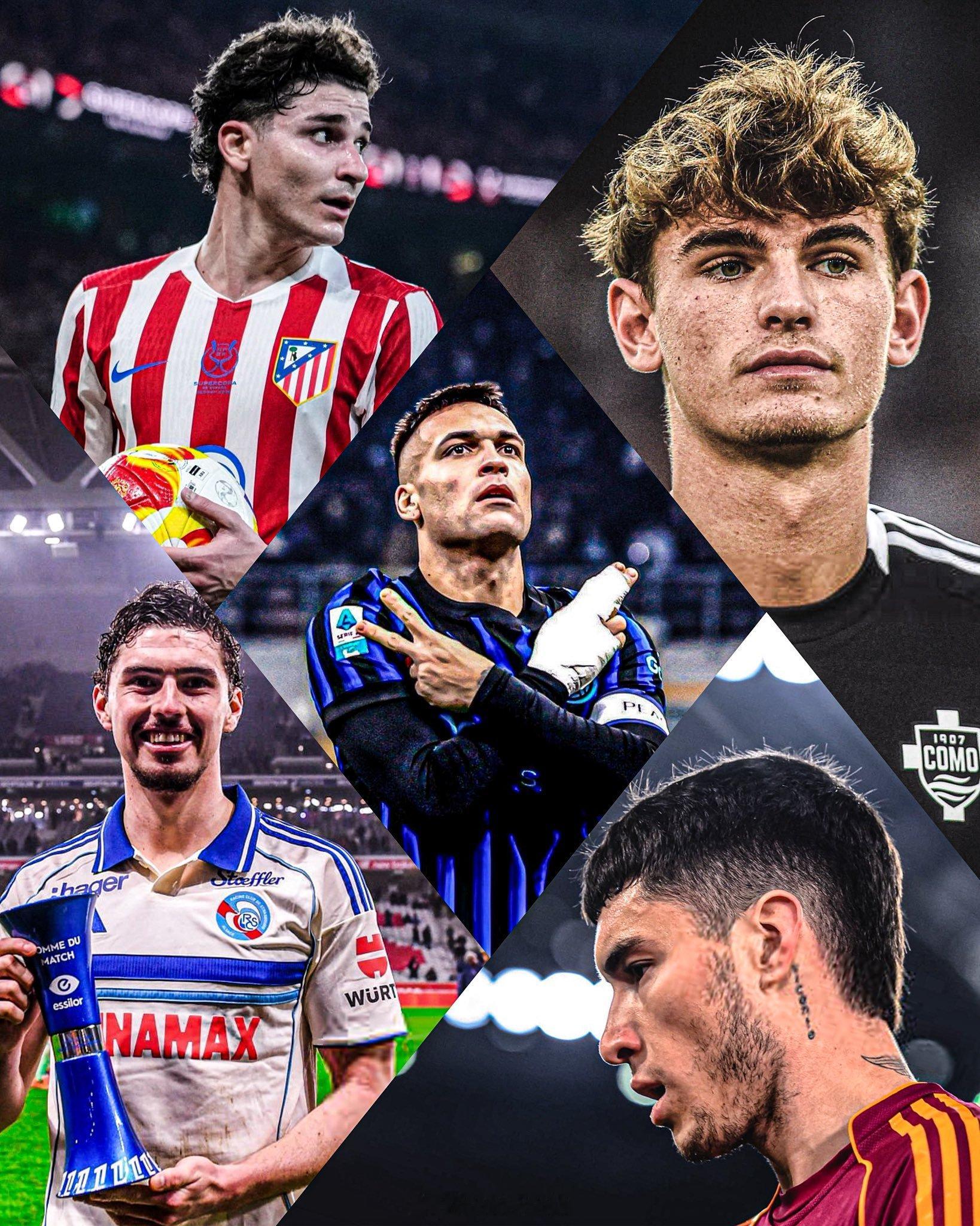 🌟🇦🇷 本赛季在欧洲俱乐部和国家队进球数和助攻数最多的阿根廷球员：1️⃣意