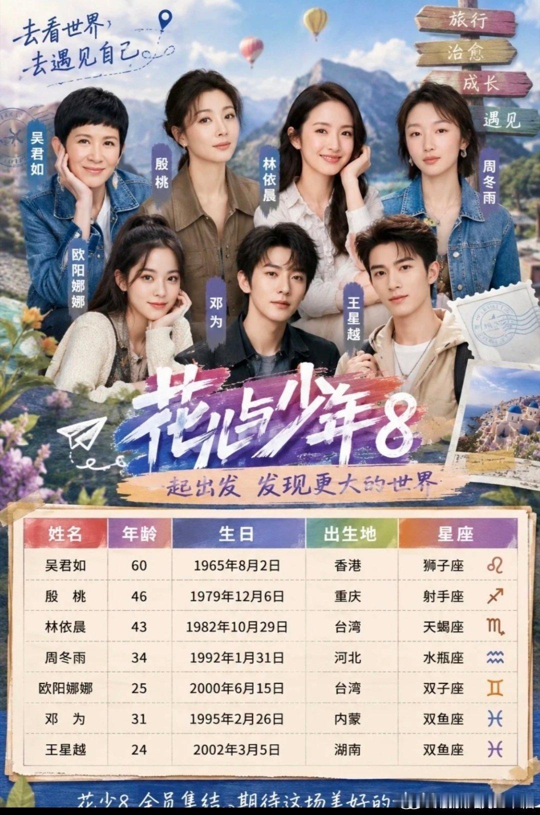 花少8要去世界杯举办国《花儿与少年8》将赴墨西哥、秘鲁、阿根廷录制，串联起充满足