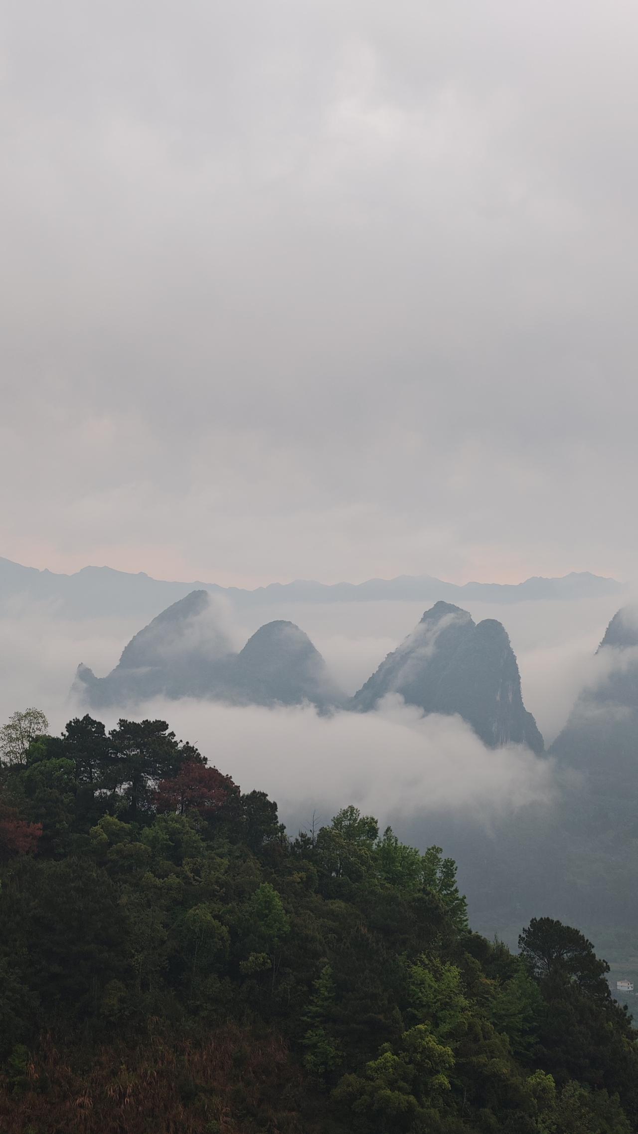 云雾缭绕的山川美景你见过吗?大美阳朔：漓江云海