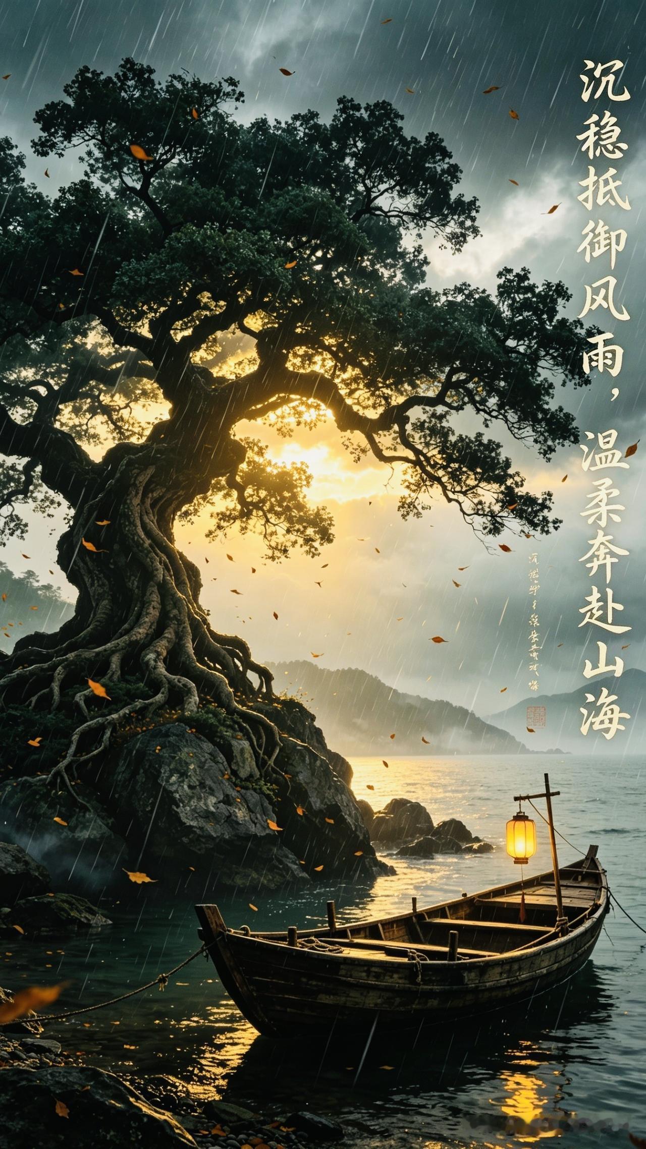 🍃💕人🍀生🌿感🌱悟💫꧂

 “沉稳抵御风雨，温柔奔赴山海。”

沉稳