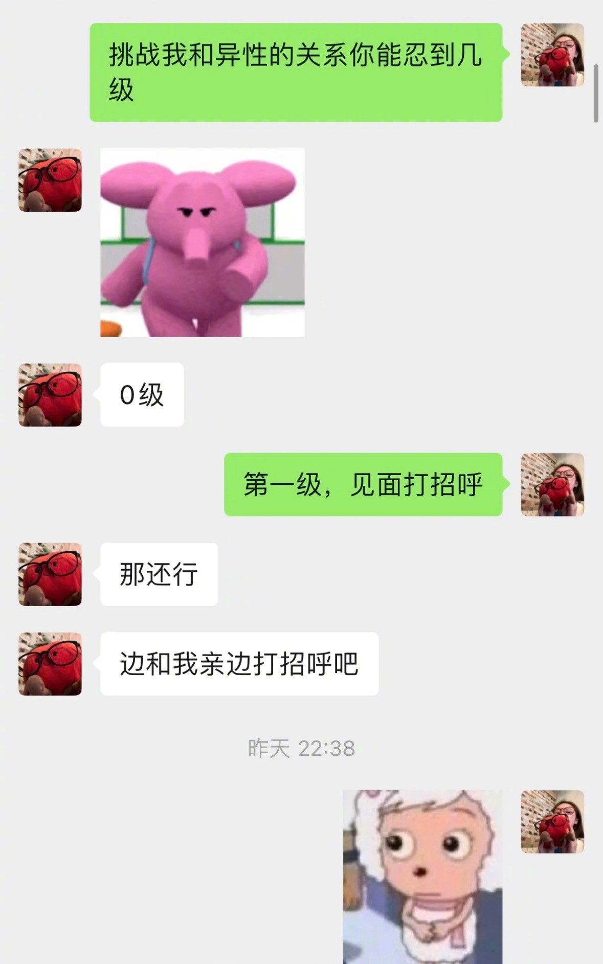 男朋友挑战我和异性关系能忍到几级 ​​​