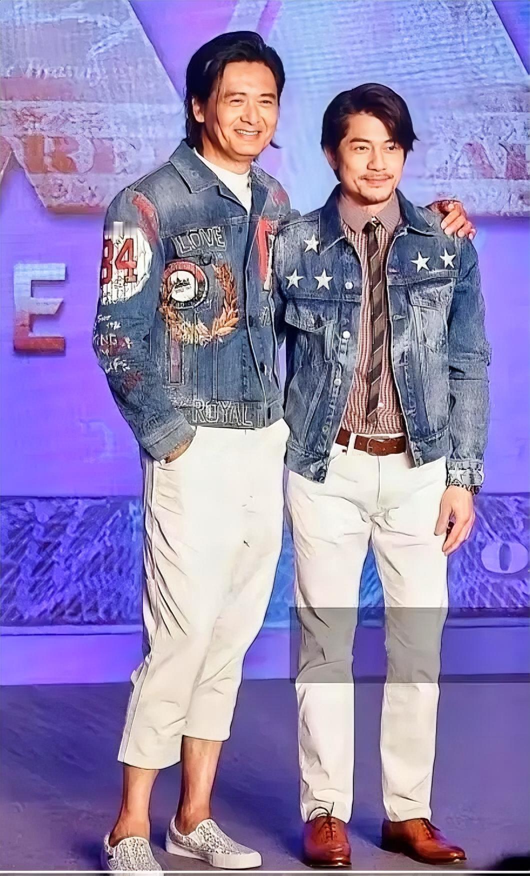 周润发，70岁，185cm
郭富城，60，171cm
两个中年少年男神你最喜欢谁