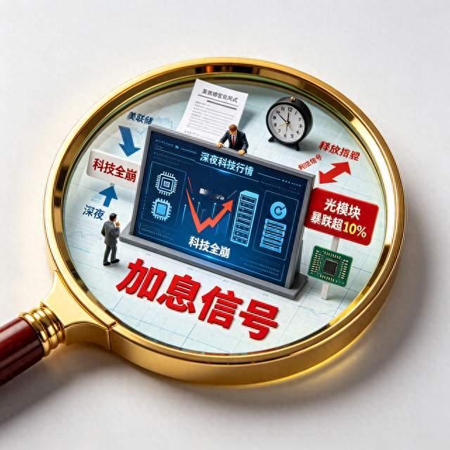 深夜突发！美联储官员释放加息信号，光模块暴跌超10%，科技全崩