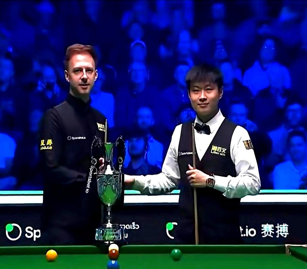 赵心童又炸了！刚在巡回锦标赛10-3干掉世界第一特鲁姆普，拿了个冠军。

这可不