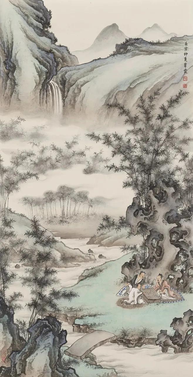清朝释德峻，字广闻，又字苍岩，是姑苏人，出家于城中的妙隐庵。参访各地宿耆后，他回
