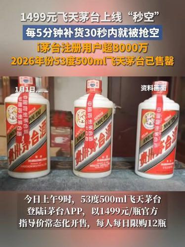 1499元飞天茅台秒空引质疑！抢不到的真相，藏着一场市场重构的大棋

“刚点进页