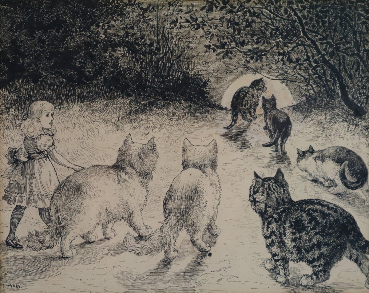 猫群by Louis Wain 