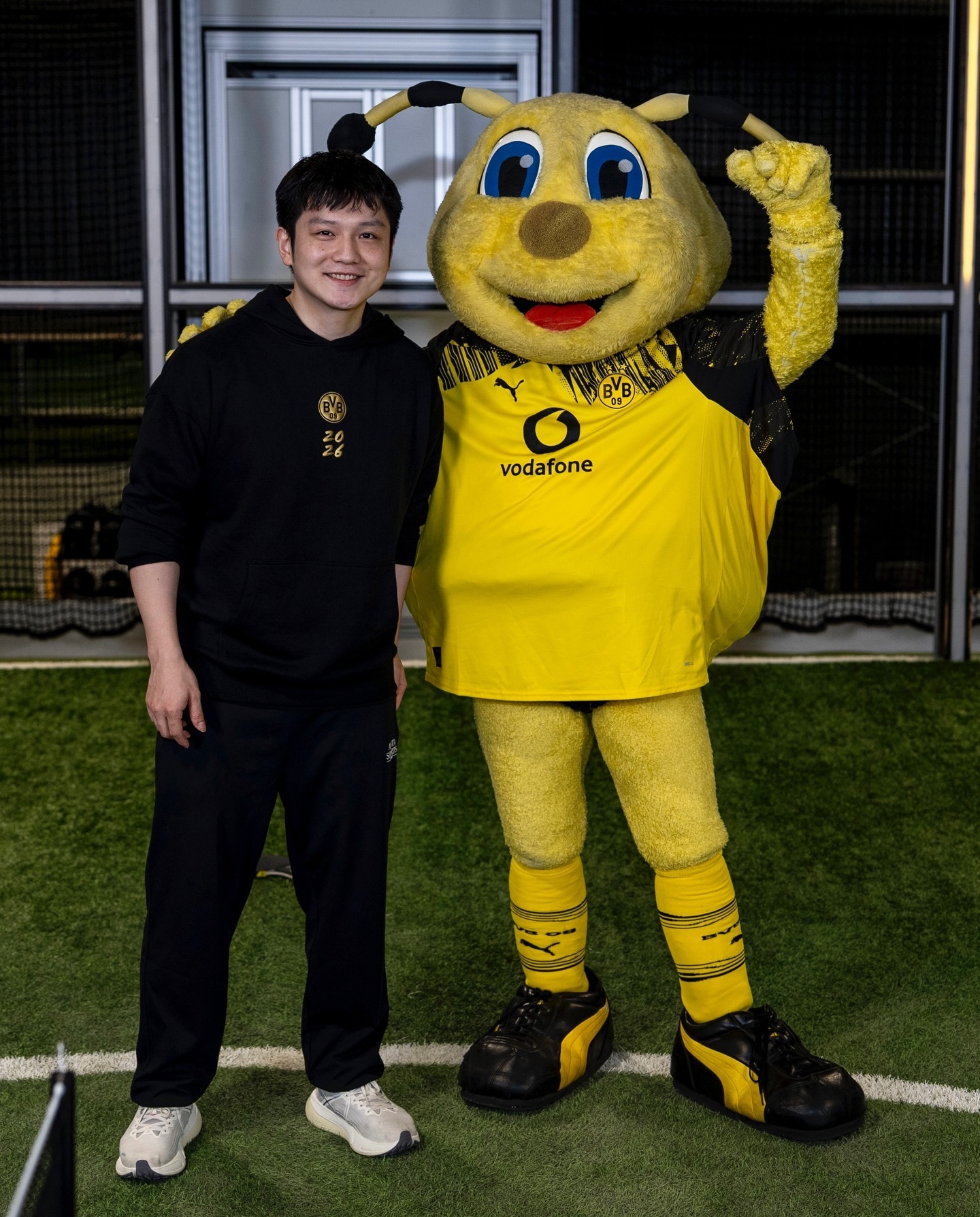 我是一只小蜜蜂啊 飞在樊振东身上 飞啊 mua 